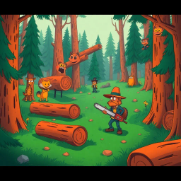Whose Logs Are These, Anyway? - Text-based game