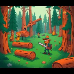 Whose Logs Are These, Anyway? - Text-based game