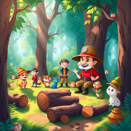 Whose Logs Are These, Anyway? - Text-based game