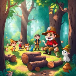 Whose Logs Are These, Anyway? - Text-based game