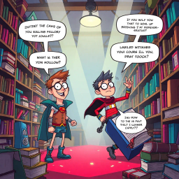 Metamayhem: Whose Adventure Is It Anyway? - Text-based game