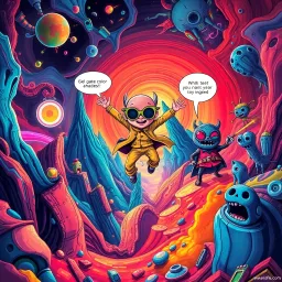 Spectrum Wars: Which Dimension Is It Anyway? - Text-based game
