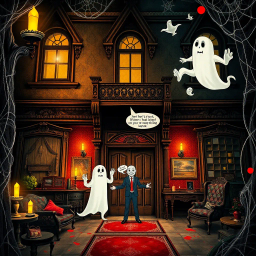 Whose Haunt is This? - Text-based game