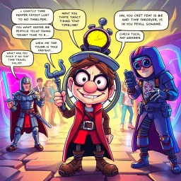 Chronochaos: Who's Time Is It, Anyway? - Text-based game