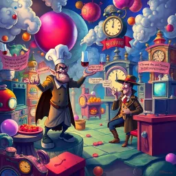Metamayhem: Whose Adventure Is It Anyway? - Text-based game
