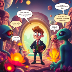 Worlds Unbound: Who's Hello Is It Anyway? - Text-based game