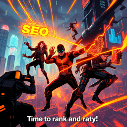 SEO Savior: The Digital Defenders - Text-based game