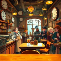Chrono-Café Chronicles - Text-based game