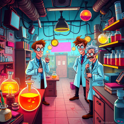 Whose Lab is it Anyway? - Text-based game
