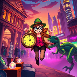 Chrono-Caper: Whose Time Is It Anyway? - Text-based game