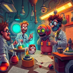 Whose Lab Is It Anyway? - Text-based game