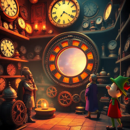 Chrono Chums: Who's There? - Text-based game