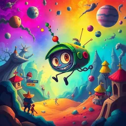 Spectrum Wars: Which Dimension Is It Anyway? - Text-based game