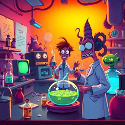 Whose Lab Is It Anyway? - Text-based game