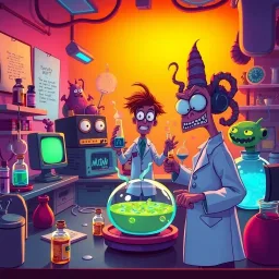 Whose Lab Is It Anyway? - Text-based game