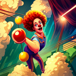 The Clown's Quest to Super Stardom - Text-based game