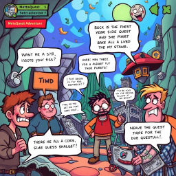 MetaQuest: Whose Adventure Is It, Anyway? - Text-based game