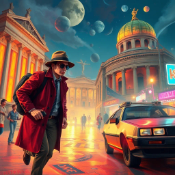 Chrono-Caper: Who's Time is It Anyway? - Text-based game