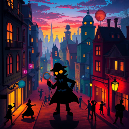 Whose Shadow Is That? - Text-based game