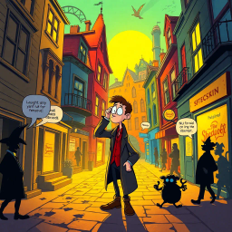 Whose Shadow Is It Anyway? - Text-based game