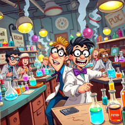 Whose Lab Is It Anyway? - Text-based game