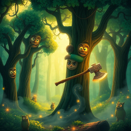 Log Jam: Wood You Believe It? - Text-based game