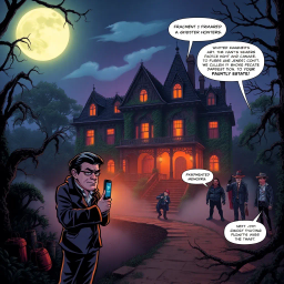 Whose Haunt Is This? - Text-based game