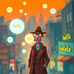 Whose Hellos Are These, Anyway? - Text-based game