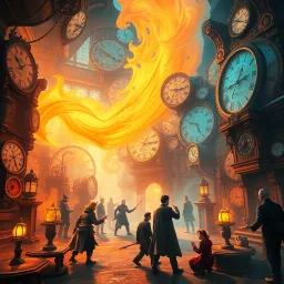 Chrono-Crafters: Whose Time is It Anyway? - Text-based game