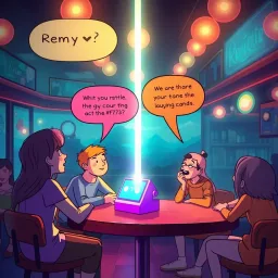 Chrono Chums: Who's There? - Text-based game