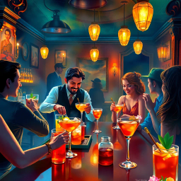 ChronoCocktail: Whose Time Is It Anyway? - Text-based game