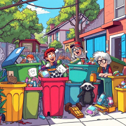 Whose Bin Is It Anyway? - Text-based game