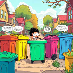 Whose Bin Is It Anyway? - Text-based game
