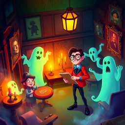 Whose Haunt Is This? - Text-based game