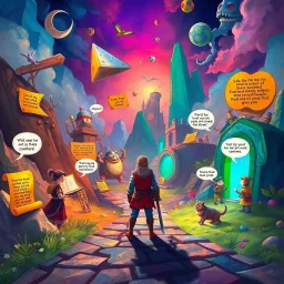 Questception: Whose Adventure is it Anyway? - Text-based game