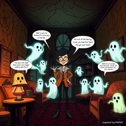 Hello, Whose Ghost Is It Anyway? - Text-based game