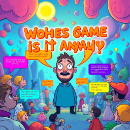 Whose Game Is It Anyway? - Text-based game