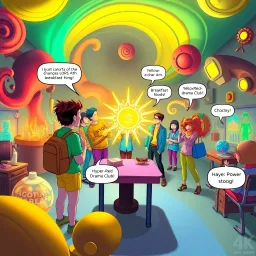 Spectrum High: Whose Dimension Is It Anyway? - Text-based game