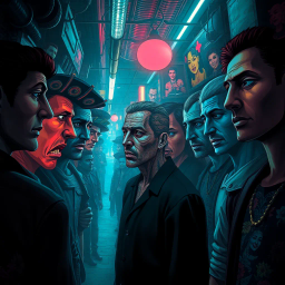 Whose Face is it Anyway? - Text-based game