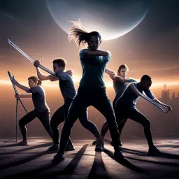Stretching Warriors - Text-based game