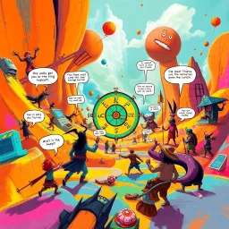 Metamayhem: Whose Adventure is it Anyway? - Text-based game