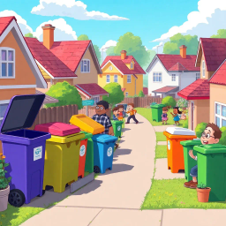 Whose Bin Is It Anyway? - Text-based game