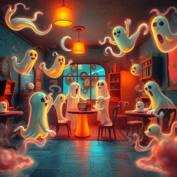 Whose Ghost is it Anyway? - Text-based game