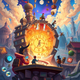 Chrono Cascade: Whose Time is it Anyway? - Text-based game