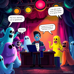 Whose Ghost is it Anyway? - Text-based game