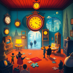Chronochums: Who's There? - Text-based game