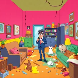 Whose Mess Is It Anyway? - Text-based game