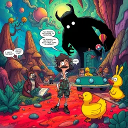 Metamayhem: Whose Adventure Is It Anyway? - Text-based game