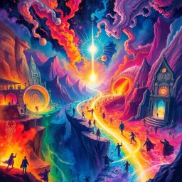 Spectrum Wars: Which Dimension Is It Anyway? - Text-based game