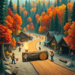 Log Jam: Wood You Believe It? - Text-based game